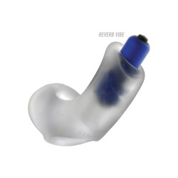Hunky Junk Buzzfuck Sling w/Taint Vibe - Clear Ice