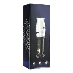 Male Rose Cyclone Spinning Masturbator - Black