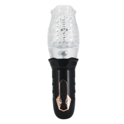 Male Rose Cyclone Spinning Masturbator - Black