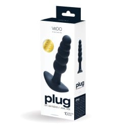 VeDO Plug Rechargeable Anal Plug - Black
