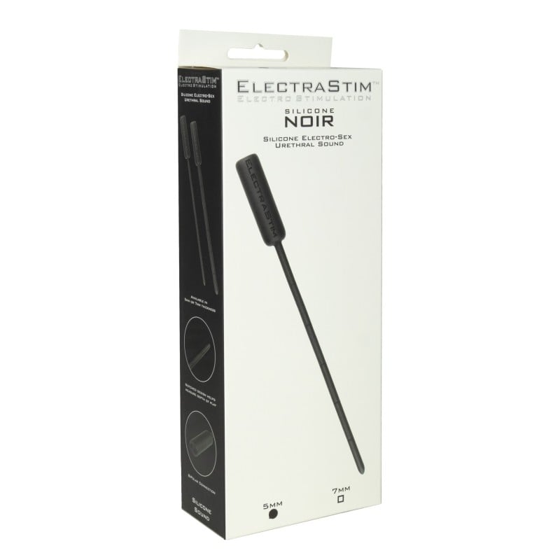 ElectraStim Silicone Noir Flexible Electro Sound - 5mm ElectraStim Silicone Noir Flexible Electro Sound - 5mm