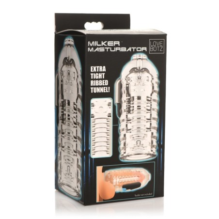 LoveBotz Milker Replacement Masturbator - Clear