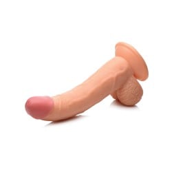Pop Peckers 7.5" Dildo w/Balls - Light