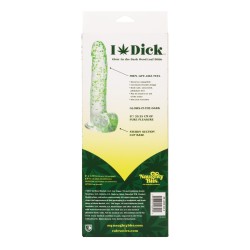 Naughty Bits I Leaf Dick Glow In The Dark Weed Leaf Dildo