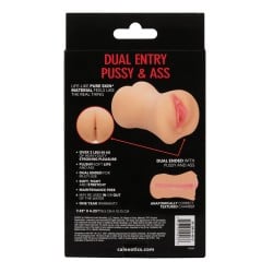 Stroke It Dual Entry Pussy & Ass - Ivory