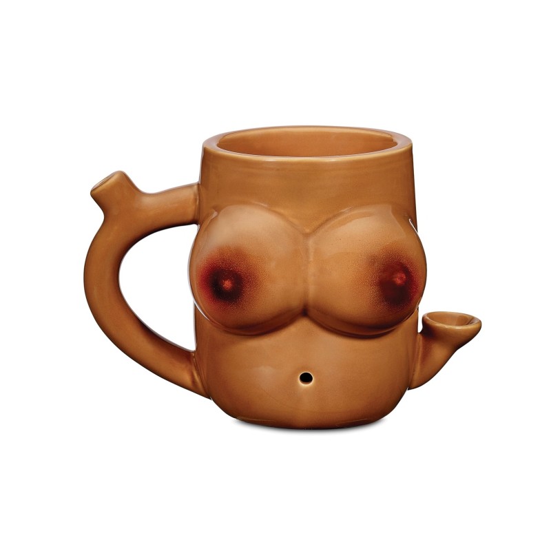 Fashioncraft Novelty Mug - Boobs Brown Fashioncraft Novelty Mug - Boobs Brown