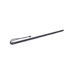 Spartacus 24" Leather Wrapped Cane - Black