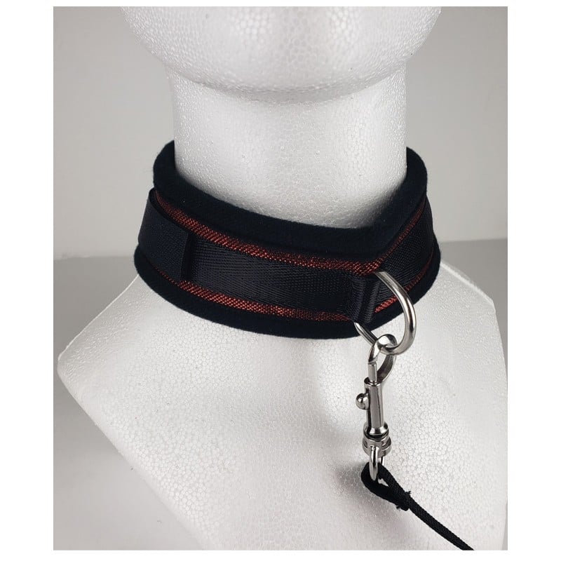 Spartacus Collar & Leash - Neoprene Red Spartacus Collar & Leash - Neoprene Red