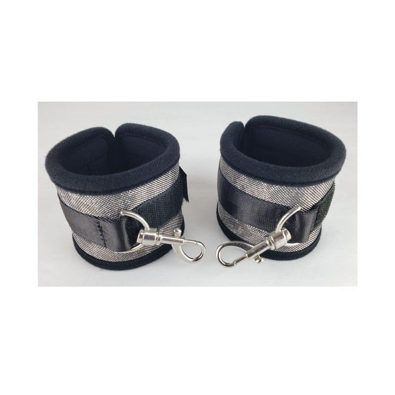 Spartacus Wrist Restraints - Neoprene Silver Spartacus Wrist Restraints - Neoprene Silver