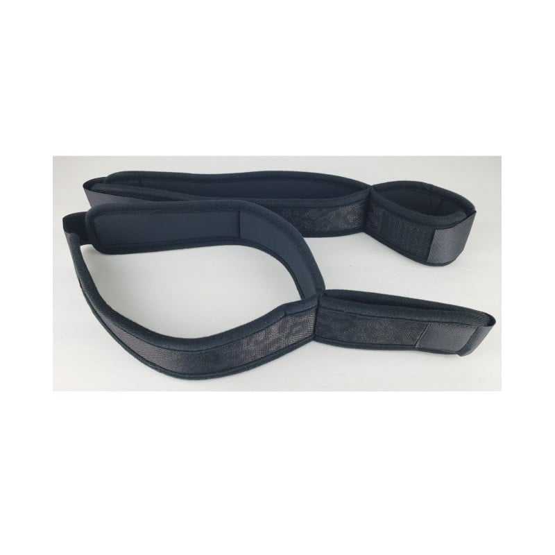 Spartacus Wrist to Thigh Cuffs - Neoprene Black Spartacus Wrist to Thigh Cuffs - Neoprene Black