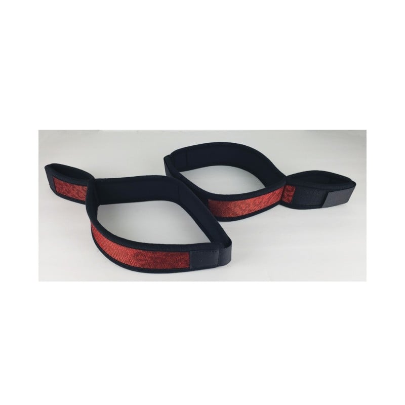 Spartacus Wrist to Thigh Cuffs - Neoprene Red Spartacus Wrist to Thigh Cuffs - Neoprene Red