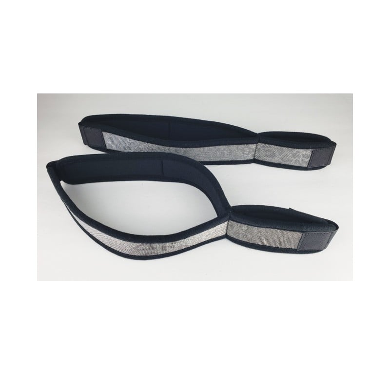 Spartacus Wrist to Thigh Cuffs - Neoprene Silver Spartacus Wrist to Thigh Cuffs - Neoprene Silver