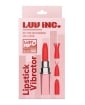 Luv Inc. Lipstick Vibrator w/4 Heads - Light Pink