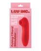 Luv Inc. Pulsating Clitoral Stimulator - Red