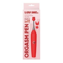 Luv Inc. Orgasm Pen w/Three Attachments - Red