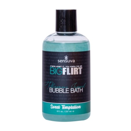 Sensuva Big Flirt Pheromone Bubble Bath - 8 oz Sweet Temptation