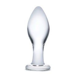 Glas 4" Classic Butt Plug - Clear