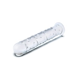 Glas 10" Extra Large Glass Dildo - Clear