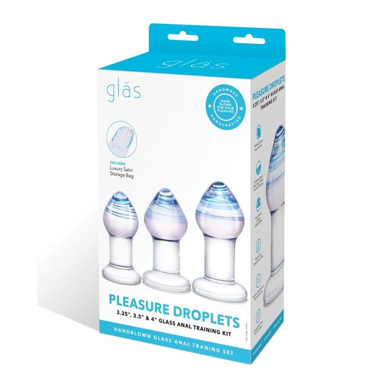 Glas Pleasure Droplets Anal Training Kit Glas Pleasure Droplets Anal Training Kit