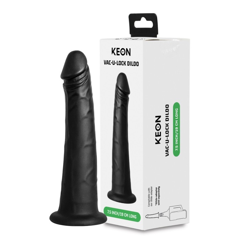 Kiiroo Keon Vacuum Lock Dildo - Black Kiiroo Keon Vacuum Lock Dildo - Black