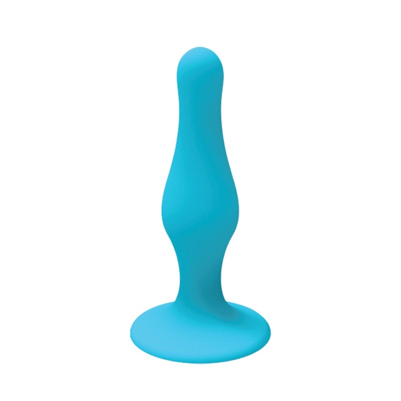 Nobu Rainbow Large Silicone Plug - Blue Nobu Rainbow Large Silicone Plug - Blue