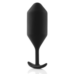 b-Vibe Weighted Snug Plug 5 - 350 g Black