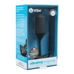 b-Vibe Vibrating Weighted Snug Plug XL - 247 g Black