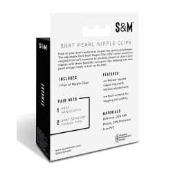 Sex & Mischief Brat Pearl Nipple Clips