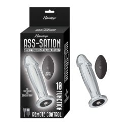 Ass-sation Remote Vibrating Metal Anal Ecstasy - Silver
