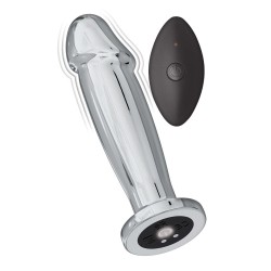 Ass-sation Remote Vibrating Metal Anal Ecstasy - Silver