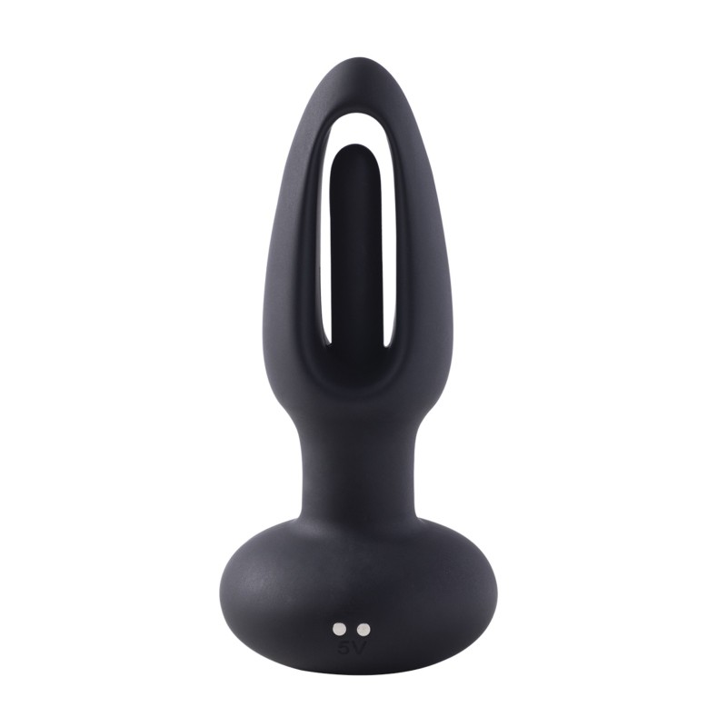 Snuggy Anal Plug Vibrator - Black Snuggy Anal Plug Vibrator - Black