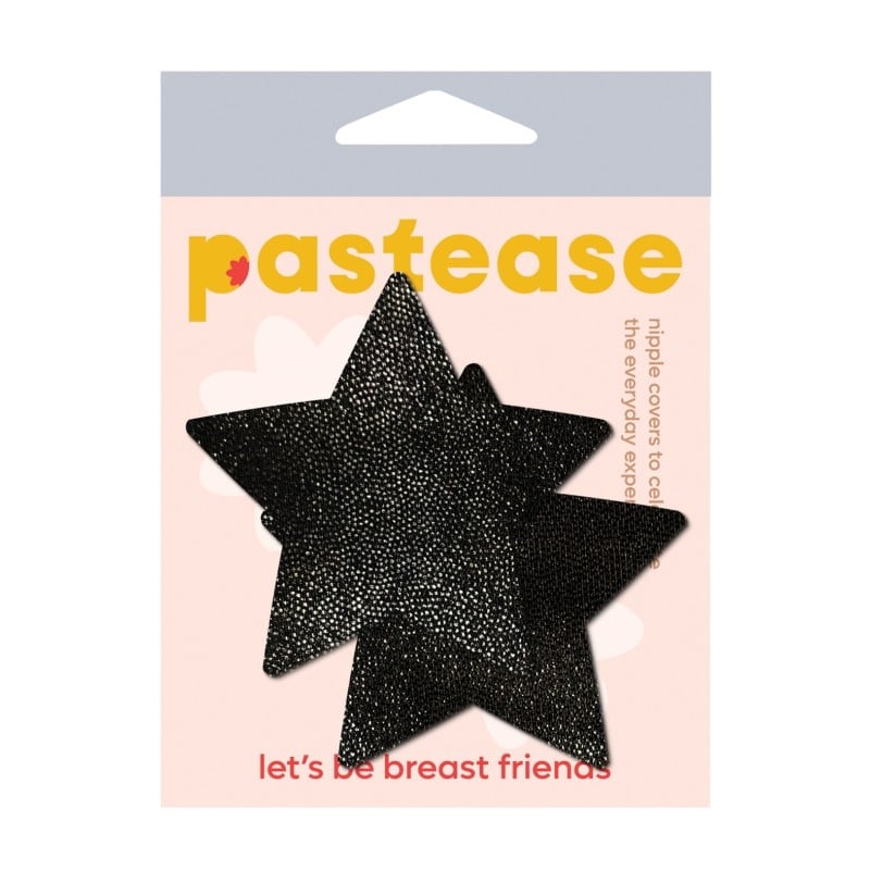 Pastease Premium Glitter Star - Black O/S Pastease Premium Glitter Star - Black O/S