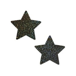 Pastease Premium Glitter Star - Black O/S