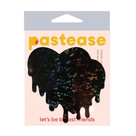 Pastease Premium Melty Heart - Black O/S