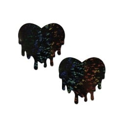 Pastease Premium Melty Heart - Black O/S