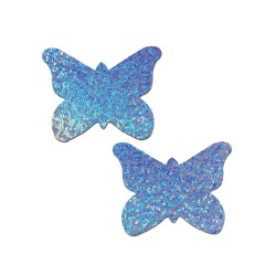 Pastease Premium Glitter Butterfly - Blue O/S