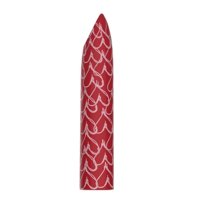 Luv Inc. Graffiti Heart Bullet - Red Luv Inc. Graffiti Heart Bullet - Red