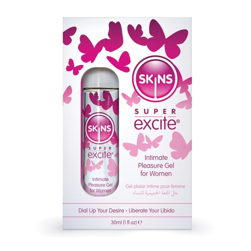 Skins Super Excite Clitoral Stimulation Gel - 30 ml Skins Super Excite Clitoral Stimulation Gel - 30 ml
