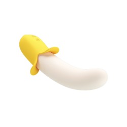 Pretty Love Banana Geek Thrusting Vibrator - Yellow