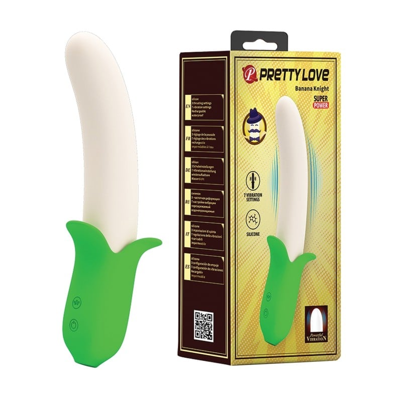 Pretty Love Banana Knight Vibrator - Green Pretty Love Banana Knight Vibrator - Green