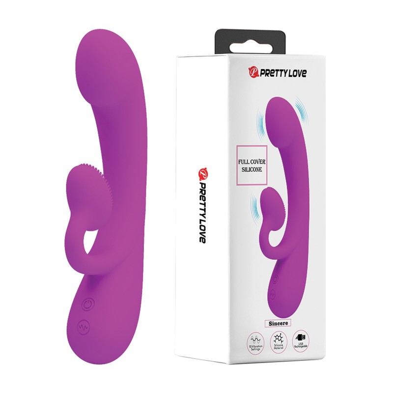 Pretty Love Sincere Scrub Brush Rabbit - Fuchsia Pretty Love Sincere Scrub Brush Rabbit - Fuchsia