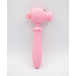 Natalie's Toy Box Lick n' Stick Clit Flicker & G-Spot Vibe - Pink