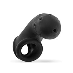 Oxballs Airlock Air-Lite Vented Chastity - Black Ice