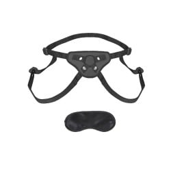Lux Fetish Beginners Strap On Harness - Black
