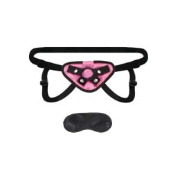 Lux Fetish Strap On Harness - Pink