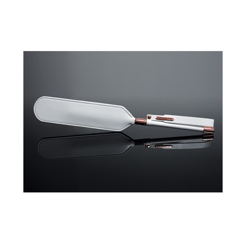 Pleasure Collection Matte Finish Paddle - White/Rose Gold Pleasure Collection Matte Finish Paddle - White/Rose Gold