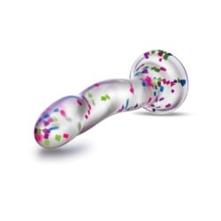 Blush Neo Elite Hanky Panky 7" Confetti Dildo - Glow in the Dark