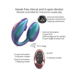 Love to Love Wonderlover Dual Stimulator - Iridescent Turquoise