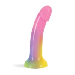 Love to Love Silicone Dildolls Stargazer - Gradient Rainbow w/Glitter