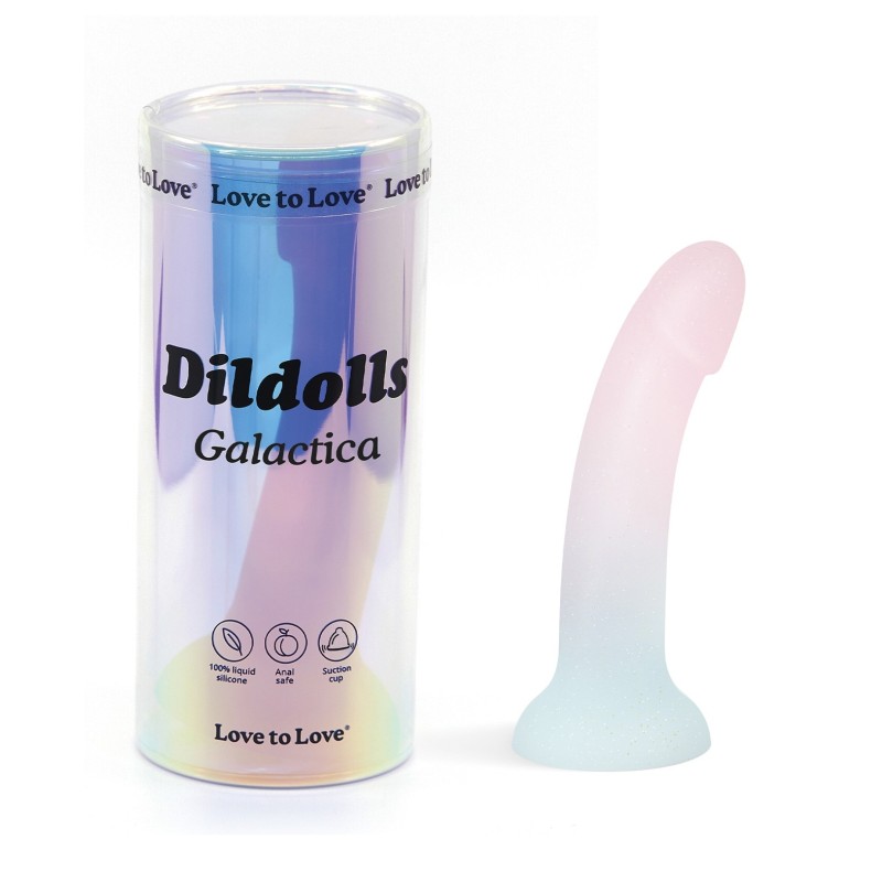Love to Love Silicone Dildolls Galactica - Unicorn Color w/Glitter Love to Love Silicone Dildolls Galactica - Unicorn Color w/Glitter